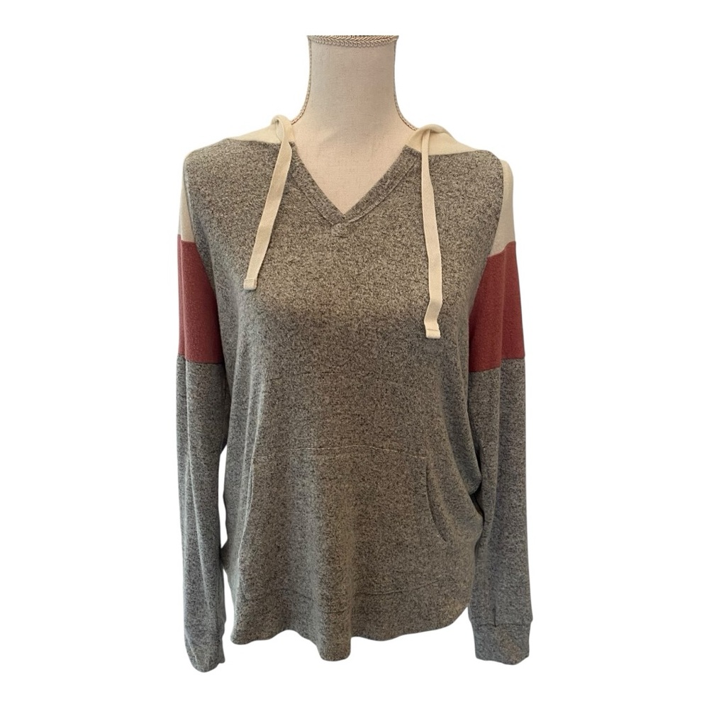 Market & Spruce color block hoodie